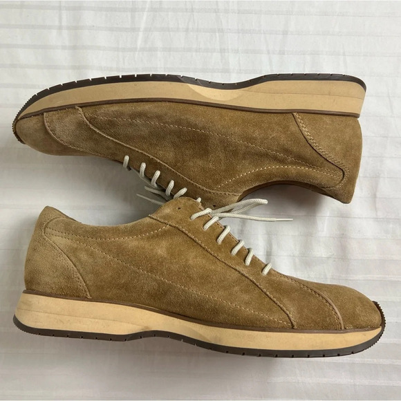 Rockport Mens Sneakers Shoes Suede Tan US Sz 9W - Picture 9 of 14